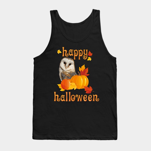 Barn owl Tank Top by obscurite